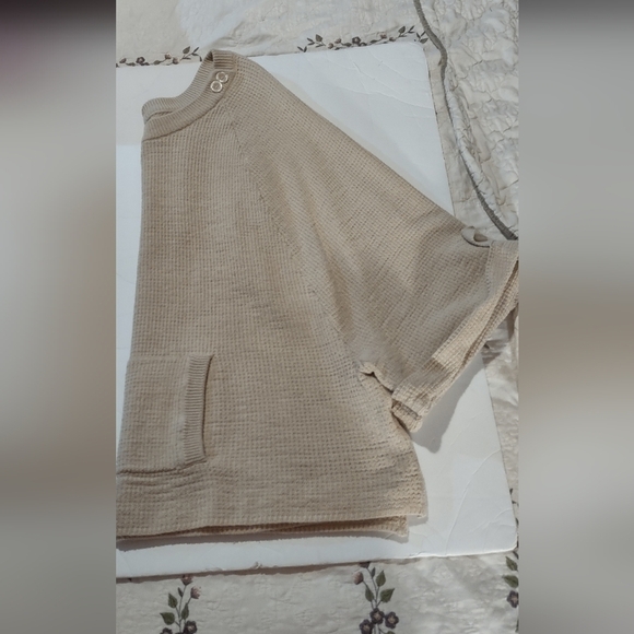 Leo & Nicole Waffle Knit Sweater Bat Wing Sleeve Plus Size 1X - Picture 8 of 8